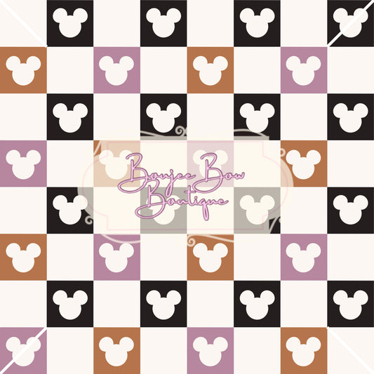 Checkered Mickey Ears