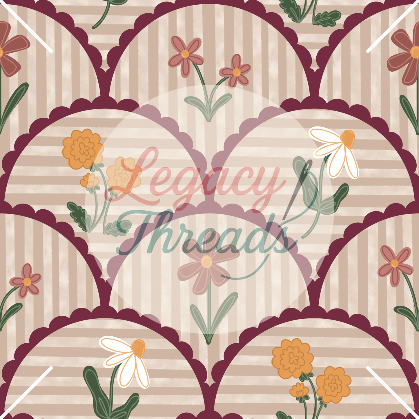 Scallop Fall Floral (Variants)