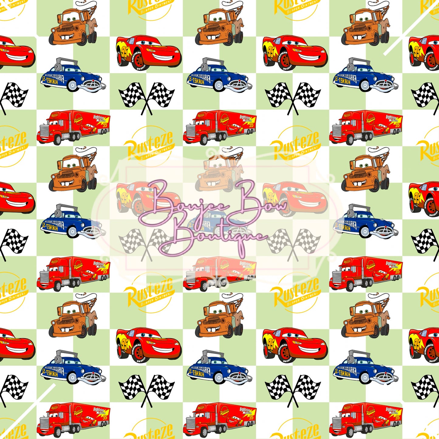Cars Checkered