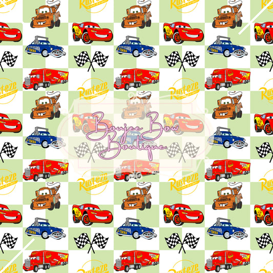 Cars Checkered